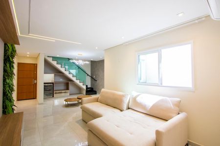 Sala de apartamento à venda com 2 quartos, 130m² em Vila Santa Teresa, Santo André