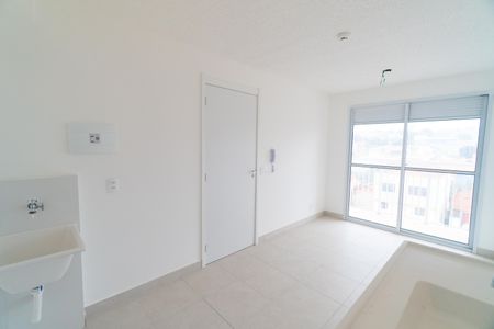 Sala - Cozinha de apartamento à venda com 1 quarto, 29m² em Jardim Itacolomi, São Paulo