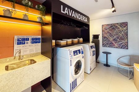 Apartamento para alugar com 25m², 1 quarto e sem vaga Apartamento para alugar com 25m², 1 quarto e sem vagalavanderia