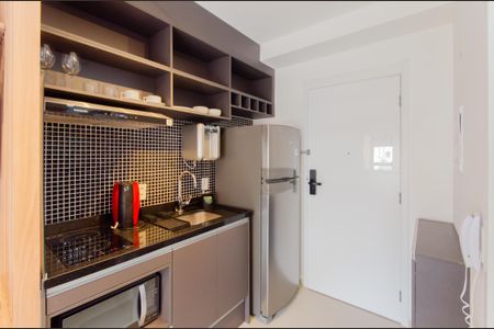 Cozinha de kitnet/studio para alugar com 1 quarto, 19m² em Ipiranga, São Paulo