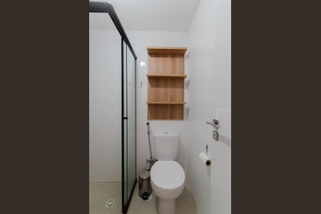 Banheiro de kitnet/studio para alugar com 1 quarto, 19m² em Ipiranga, São Paulo
