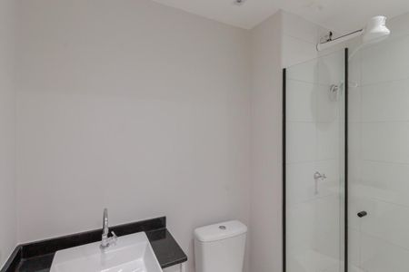 Studio para alugar com 26m², 1 quarto e sem vaga Studio para alugar com 26m², 1 quarto e sem vagaBanheiro
