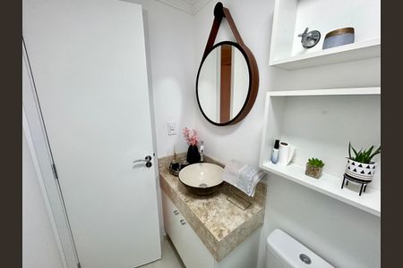 Apartamento para alugar com 58m², 2 quartos e 2 vagasBanheiro 1