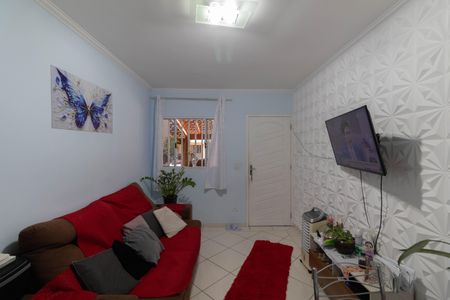 Sala de casa de condomínio à venda com 2 quartos, 70m² em Burgo Paulista, São Paulo