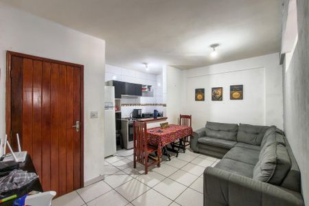 Sala de apartamento para alugar com 1 quarto, 50m² em Cidade Ocian, Praia Grande