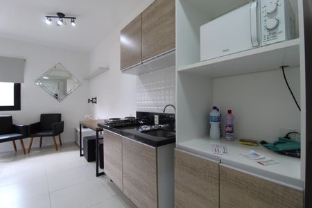 Studio à venda com 27m², 1 quarto e sem vagaCozinha