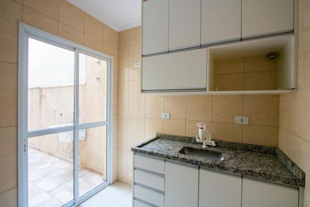 Cozinha de apartamento à venda com 3 quartos, 76m² em Vila Pires, Santo André