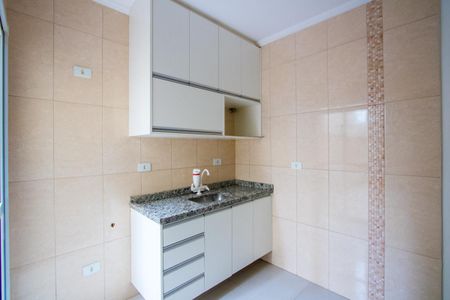 Cozinha de apartamento à venda com 3 quartos, 76m² em Vila Pires, Santo André