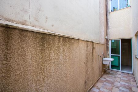 Área de serviço/Quintal de apartamento à venda com 3 quartos, 76m² em Vila Pires, Santo André