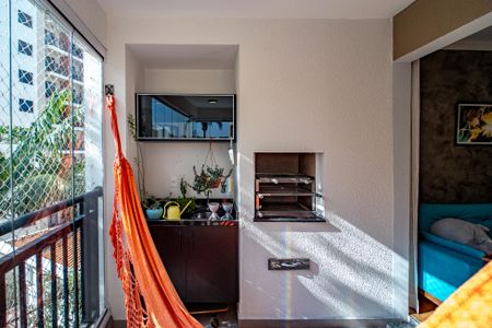 Varanda de apartamento à venda com 2 quartos, 60m² em Vila Gomes, São Paulo