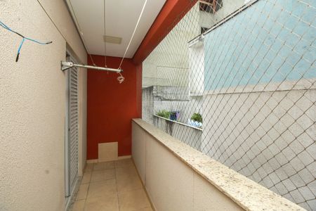Varanda da Suíte de apartamento à venda com 2 quartos, 57m² em Parque das Nações, Santo André