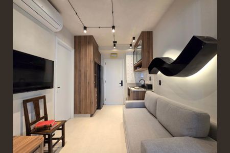 Sala de apartamento para alugar com 1 quarto, 30m² em Vila Nova Conceição, São Paulo