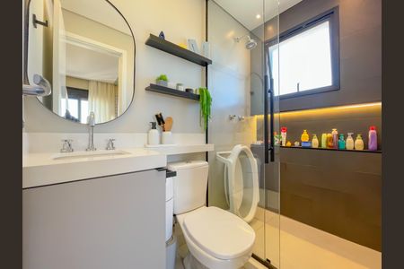 Apartamento à venda com 78m², 2 quartos e 2 vagasBanheiro da Suíte 2