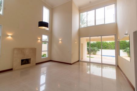SALA DE  ESTAR de casa de condomínio à venda com 5 quartos, 560m² em Alphaville Dom Pedro, Campinas
