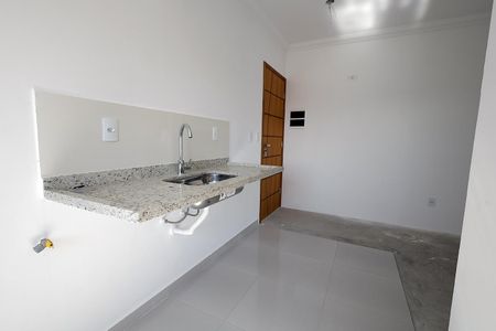 Cozinha de apartamento à venda com 2 quartos, 54m² em Vila Pires, Santo André