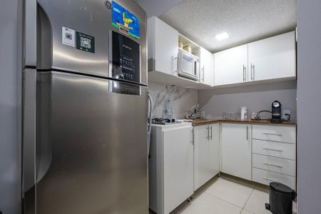 Sala/Cozinha de apartamento para alugar com 1 quarto, 44m² em Jardim Paulista, São Paulo