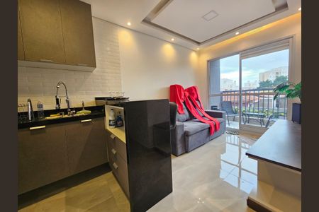 Sala de apartamento para alugar com 2 quartos, 45m² em Jardim Casablanca, São Paulo