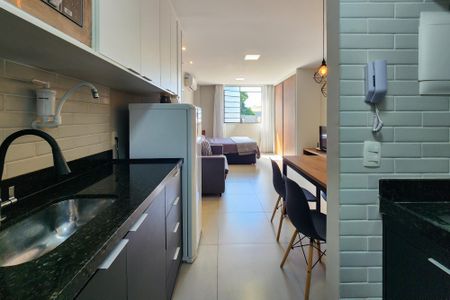 Studio para alugar com 31m², 1 quarto e sem vagaCozinha 