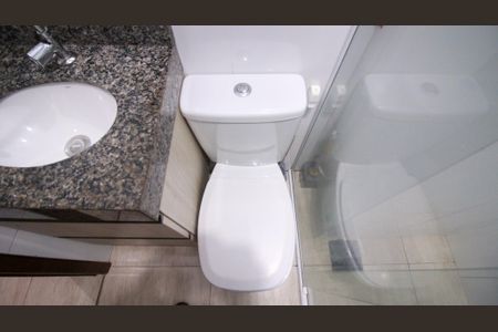 Banheiro de apartamento para alugar com 1 quarto, 35m² em Vila Sapopemba, São Paulo