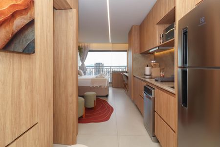 Studio à venda com 26m², 1 quarto e sem vagaStudio