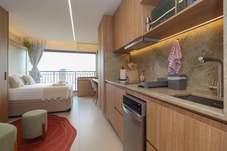 Studio à venda com 26m², 1 quarto e sem vagaStudio