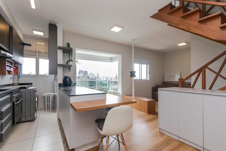 Sala/ Cozinha de apartamento para alugar com 2 quartos, 90m² em Santo Amaro, São Paulo