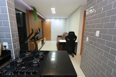 Cozinha de apartamento para alugar com 2 quartos, 58m² em Residencial Aquários Ii, Goiânia