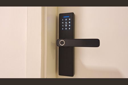 Apartamento para alugar com 34m², 1 quarto e sem vagaFechadura eletrônica