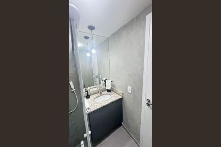 Banheiro de apartamento para alugar com 1 quarto, 23m² em Santa Cecilia, São Paulo