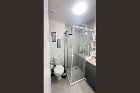 Banheiro de apartamento para alugar com 1 quarto, 23m² em Santa Cecilia, São Paulo