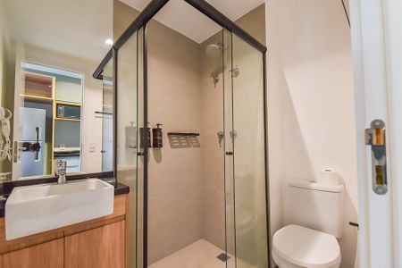 Studio para alugar com 24m², 1 quarto e sem vagaBanheiro