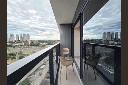 Studio para alugar com 34m², 1 quarto e 1 vagaVaranda