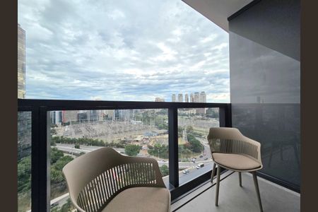 Studio para alugar com 34m², 1 quarto e 1 vagaVaranda