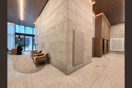 Studio para alugar com 34m², 1 quarto e 1 vagaHall