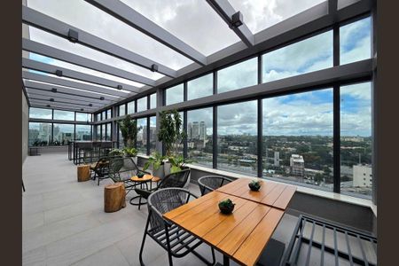 Studio para alugar com 34m², 1 quarto e 1 vagaÁrea gourmet