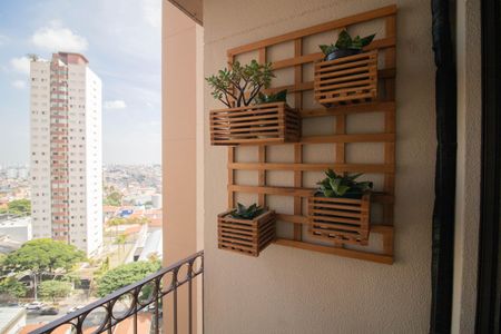Apartamento para alugar com 57m², 2 quartos e 1 vagaVARANDA DA SALA