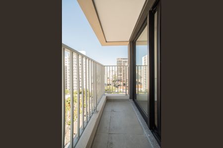 Varanda de kitnet/studio para alugar com 1 quarto, 28m² em Vila Clementino, São Paulo