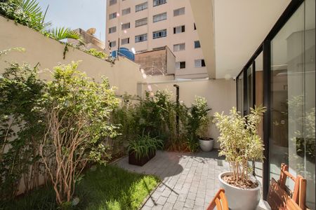Área comum - Jardim de kitnet/studio para alugar com 1 quarto, 28m² em Vila Clementino, São Paulo
