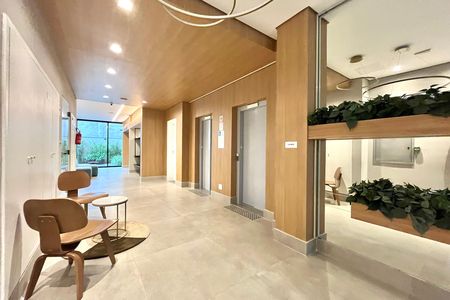 Studio para alugar com 28m², 1 quarto e sem vagaHall social