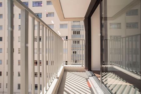 Studio para alugar com 28m², 1 quarto e sem vagaVaranda