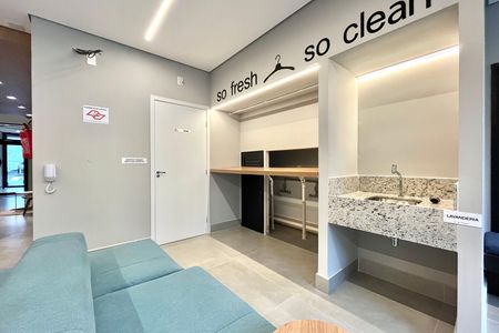 Studio para alugar com 28m², 1 quarto e sem vagaÁrea comum - Lavanderia