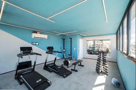 Studio para alugar com 27m², 1 quarto e sem vaga Studio para alugar com 27m², 1 quarto e sem vagaÁrea comum - Academia