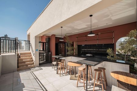 Studio para alugar com 27m², 1 quarto e sem vaga Studio para alugar com 27m², 1 quarto e sem vagaÁrea comum - Bar da Piscina