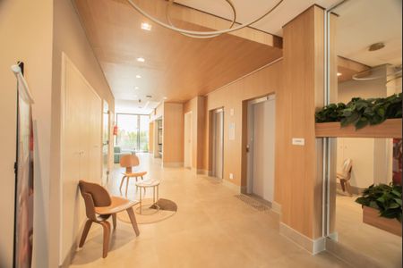 Studio para alugar com 27m², 1 quarto e sem vagaHall social