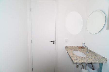 Banheiro de kitnet/studio à venda com 1 quarto, 27m² em Vila Clementino, São Paulo