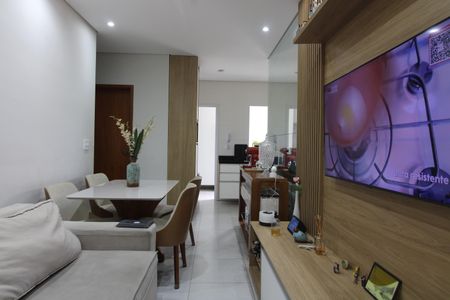 Sala de apartamento à venda com 2 quartos, 58m² em Vila Costa Melo, São Paulo