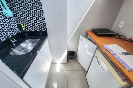 Apartamento à venda com 32m², 1 quarto e sem vagaCozinha 