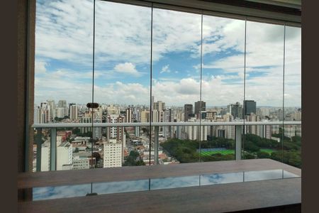 Studio à venda com 50m², 1 quarto e 1 vagaVaranda - vista