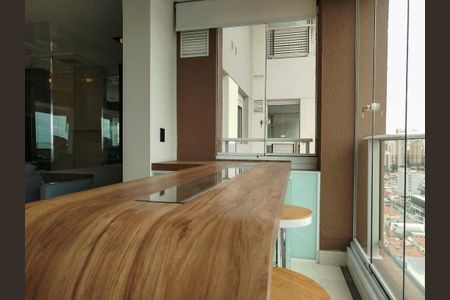 Studio à venda com 50m², 1 quarto e 1 vagaVaranda gourmet