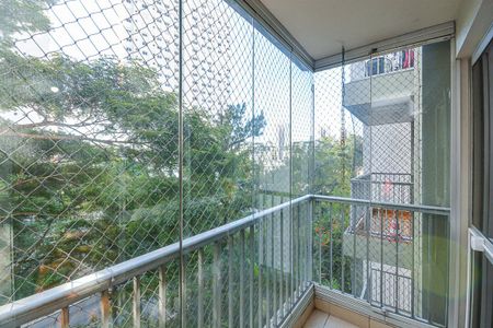 Varanda da Sala de apartamento à venda com 2 quartos, 77m² em Santo Amaro, São Paulo